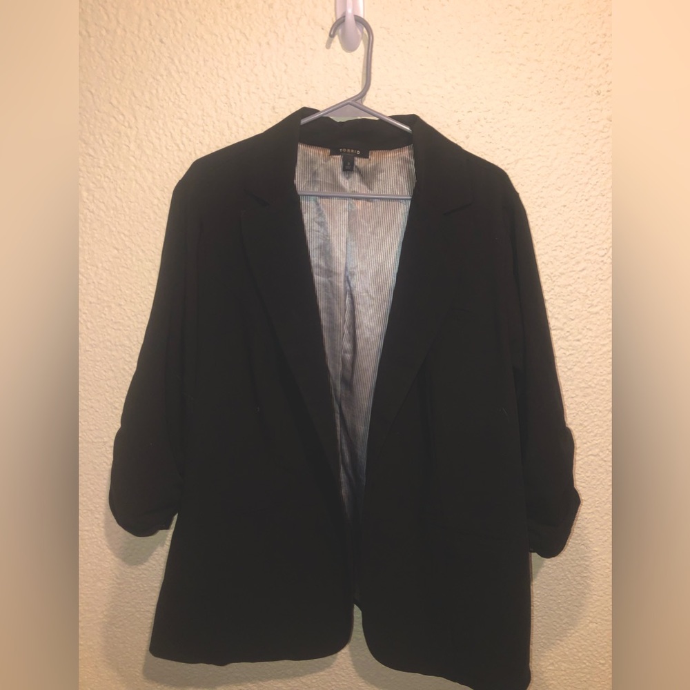 Black torrid blazer